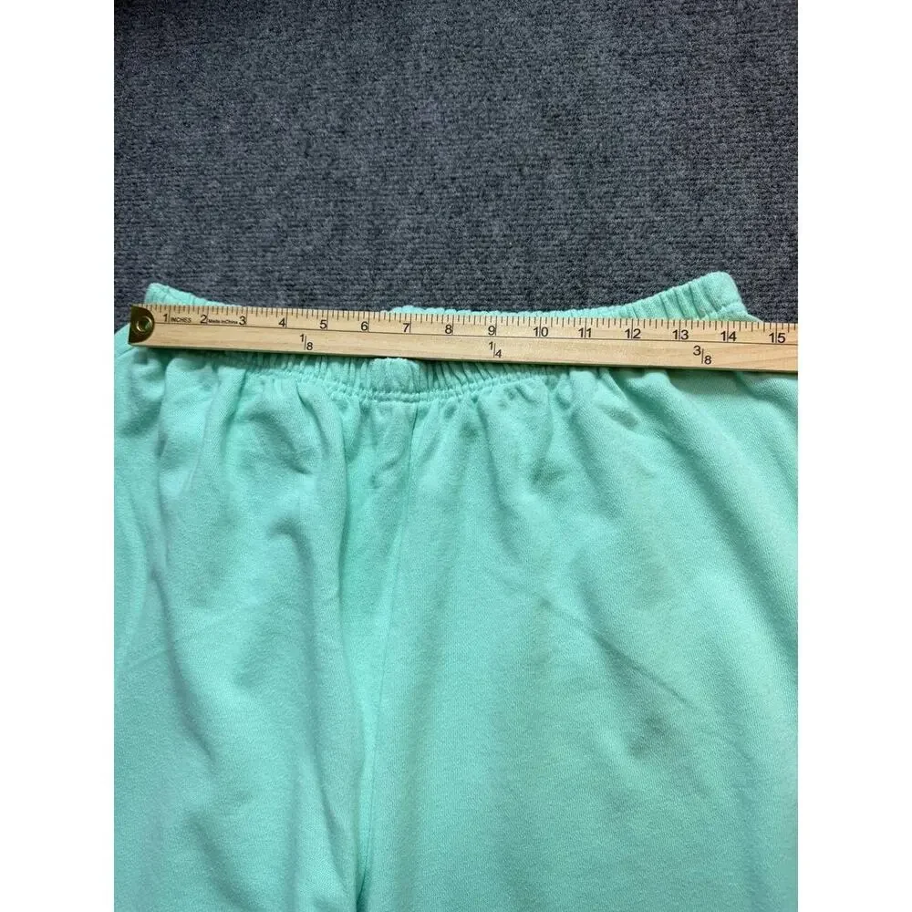 Victoria's Secret Women's Pajama Set Mint Green Lace Trim Size XL Vintage